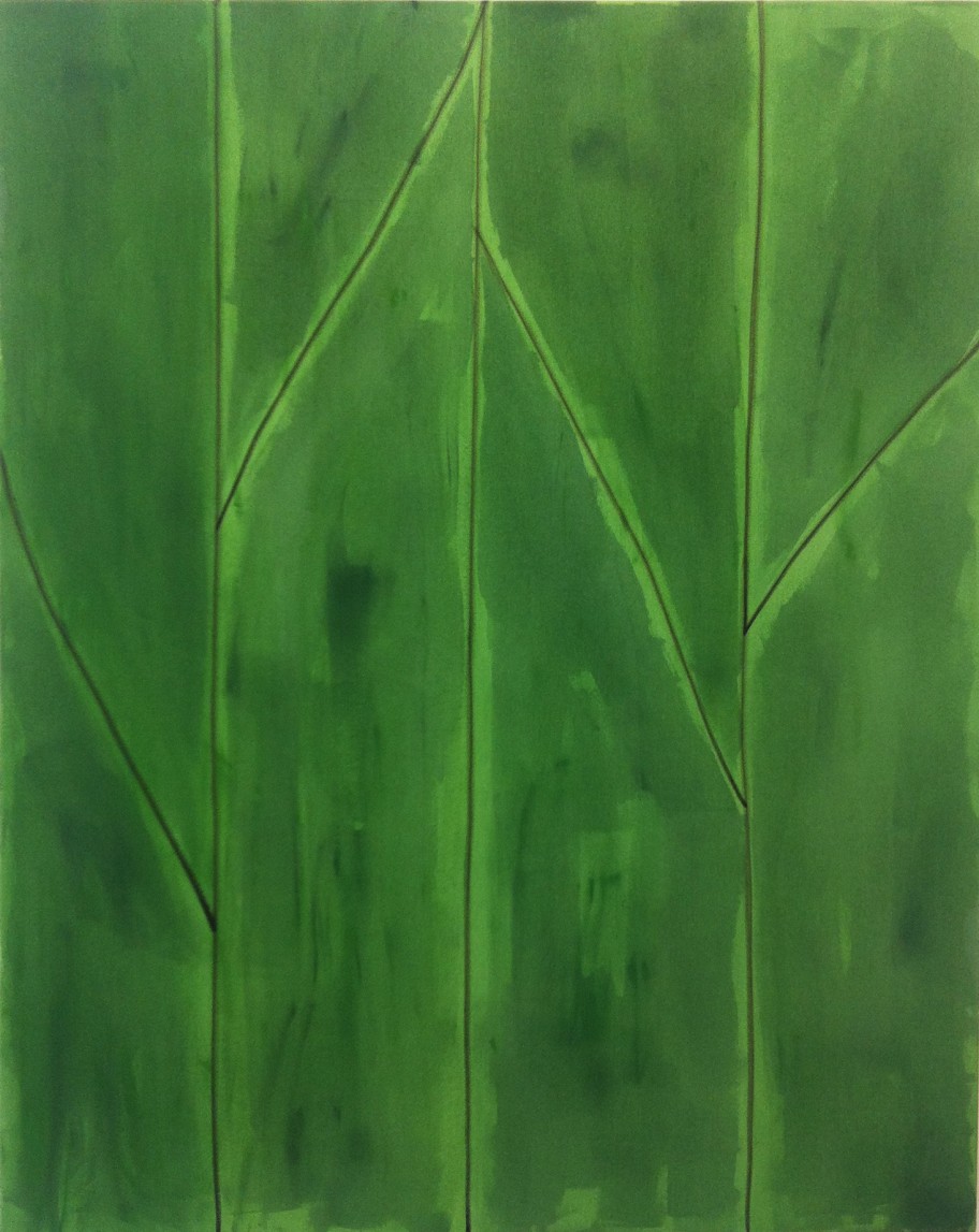 Benjamin Butler Green Forest, 2014 Öl, Acryl auf Leinwand 150 x 120 cm 