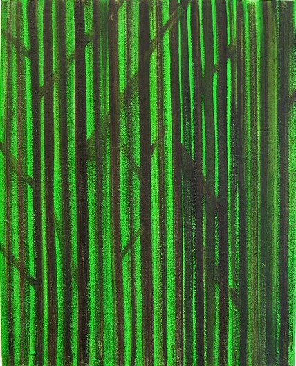 Benjamin Butler Green Forest, 2014 Öl auf Leinen 50 x 40 cm 