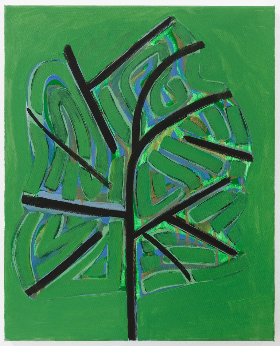 Benjamin Butler Green Tree, 2018 Öl auf Leinen 50 x 40 cm 