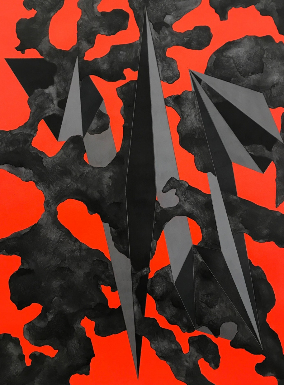Adriana Czernin Thrill 2, 2022Bleistift, Farbstift, Tempera auf Papier 60 x 45 cm 