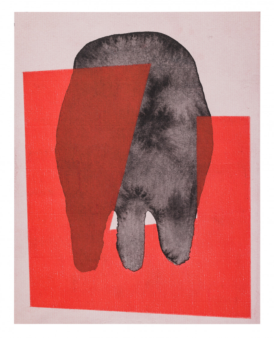 Adriana Czernin Untitled, 2022Aquarell, Farbstift auf Papier 25 x 20 cm 