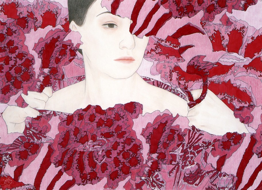 Adriana Czernin Ohne Titel, 2004 Farbstift, Bleistift auf Papier 45 x 62,5 cm 