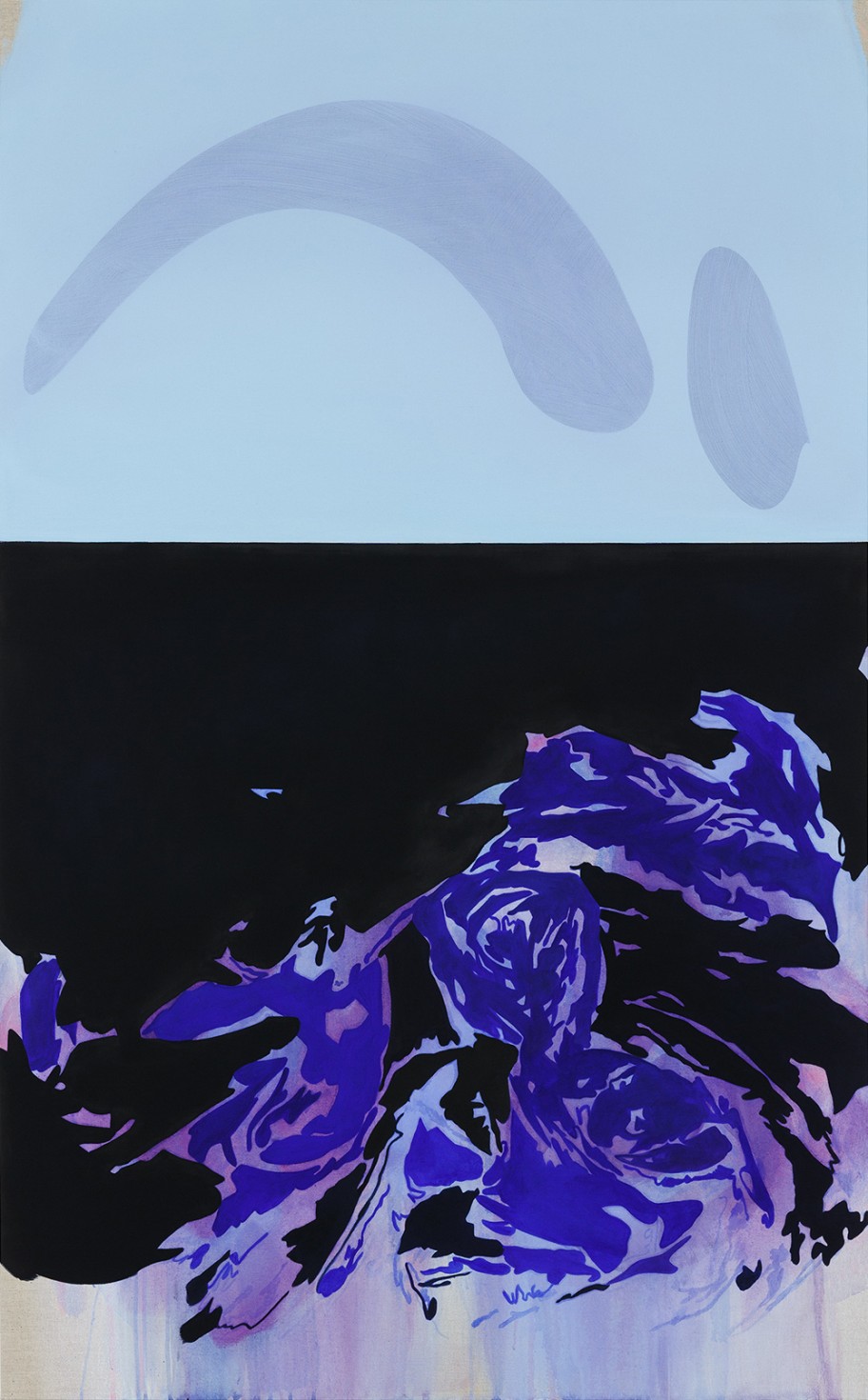 Milena Dragicevic Erections for Transatlantica (Lutz), 2018 acrylic and oil on linen 148 x 91,5 cm 