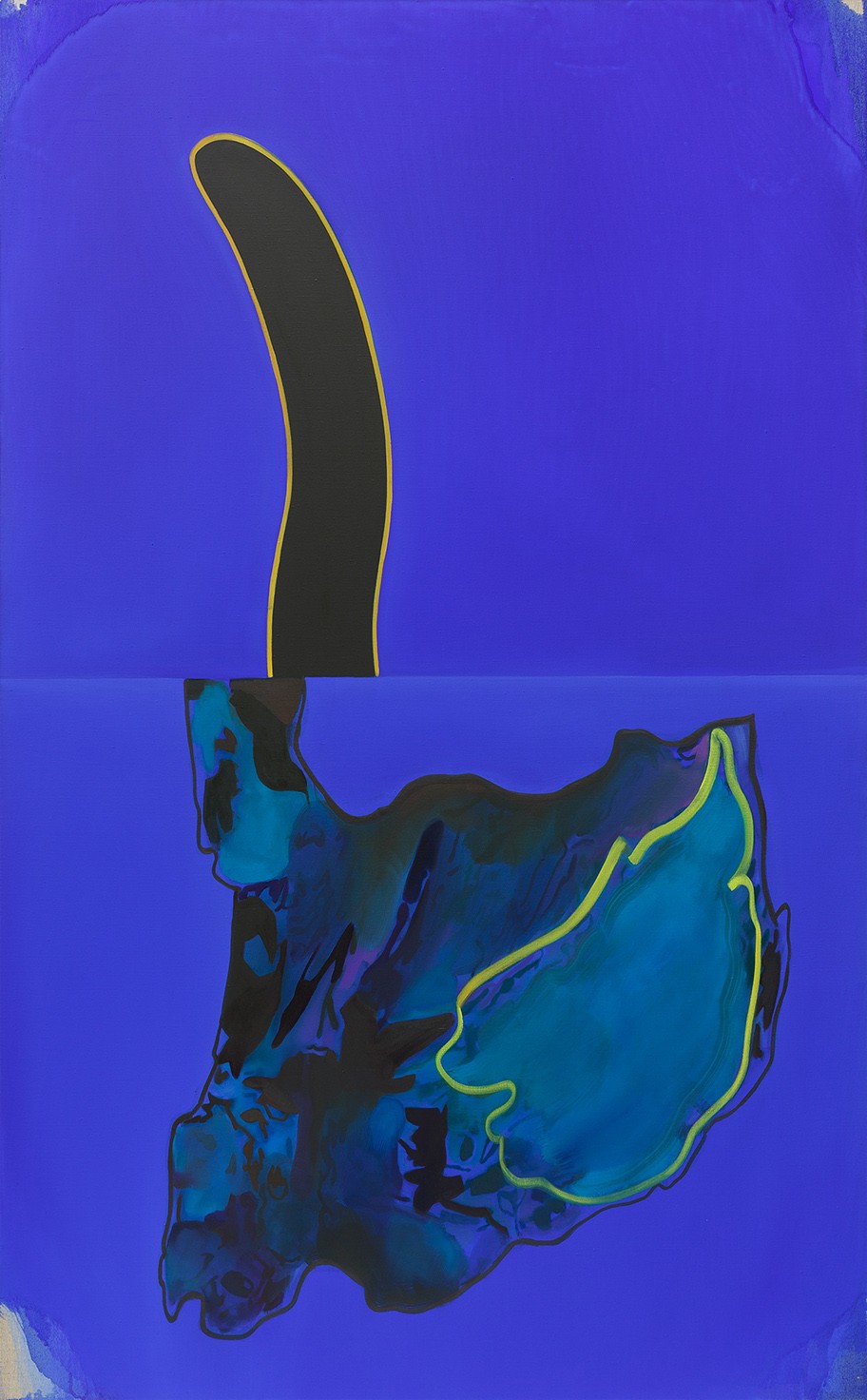 Milena Dragicevic Erections for Transatlantica (Etel), 2018acrylic and oil on linen 148 x 91,5 cm 