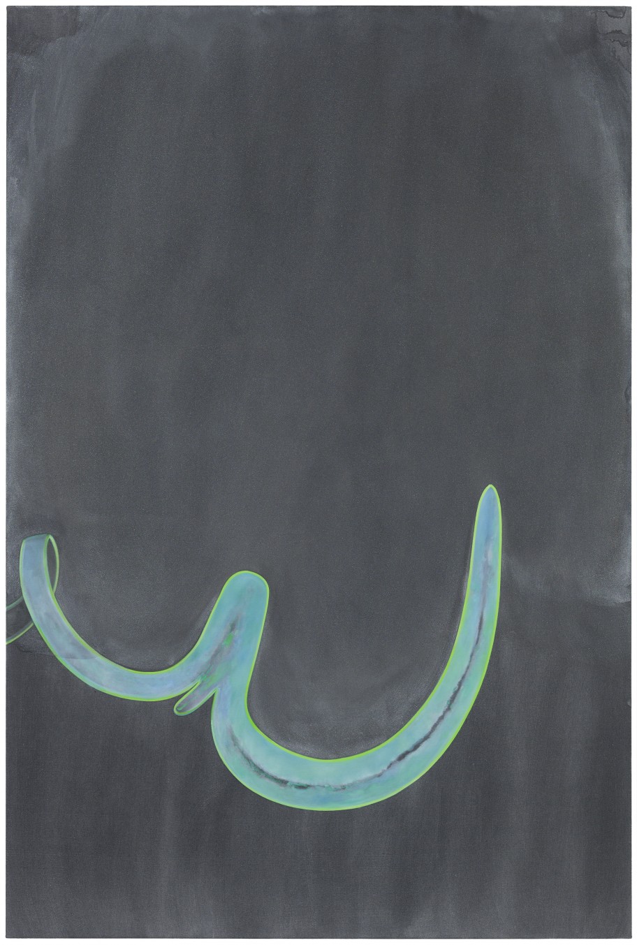 Milena Dragicevic From the Pampero Series (Lilo), 2014oil, acrylic on black fabric 179 x 120 cm 