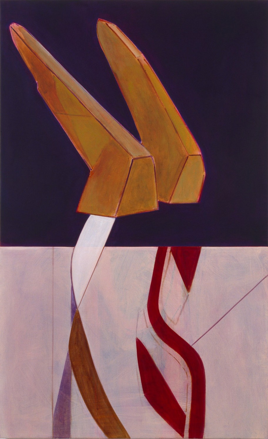 Milena Dragicevic Erections for Transatlantica (Kolin), 2009oil and acrylic on linen 148 x 91,5 cm 