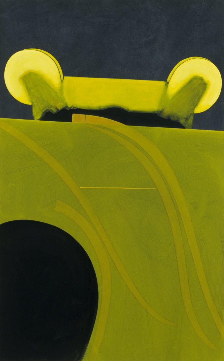 Milena Dragicevic Erections for Transatlantica (Ora), 2010Oil, clear gesso and acrylic on canvas 148 x 91,5 cm 