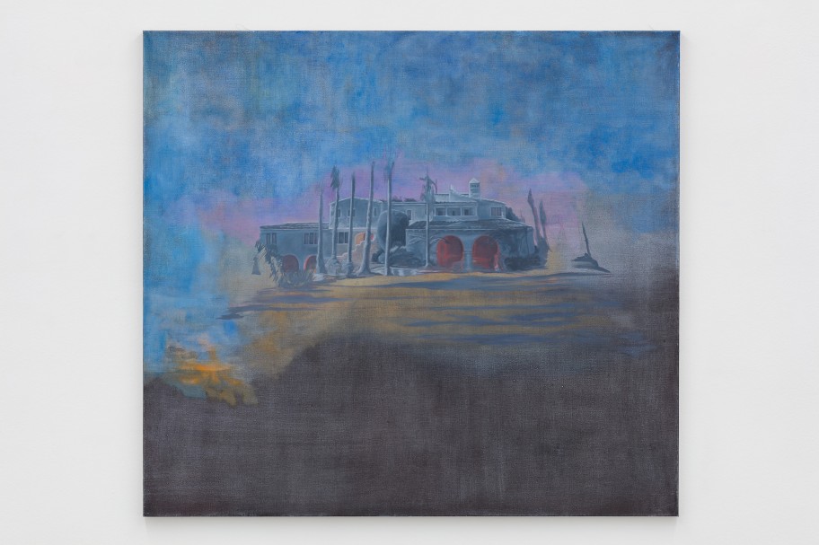 Melanie Ebenhoch The Mansion, 2020 Öl auf Leinwand 100 x 110 cm 