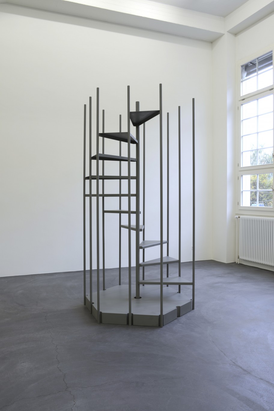 Werner Feiersinger Untitled, 2011steel, primer 263 x 143 x 143 cm 