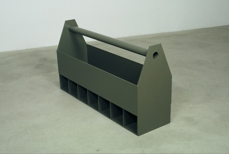 Werner Feiersinger Untitled (Werkzeugkiste), 2001steel, lacquer 