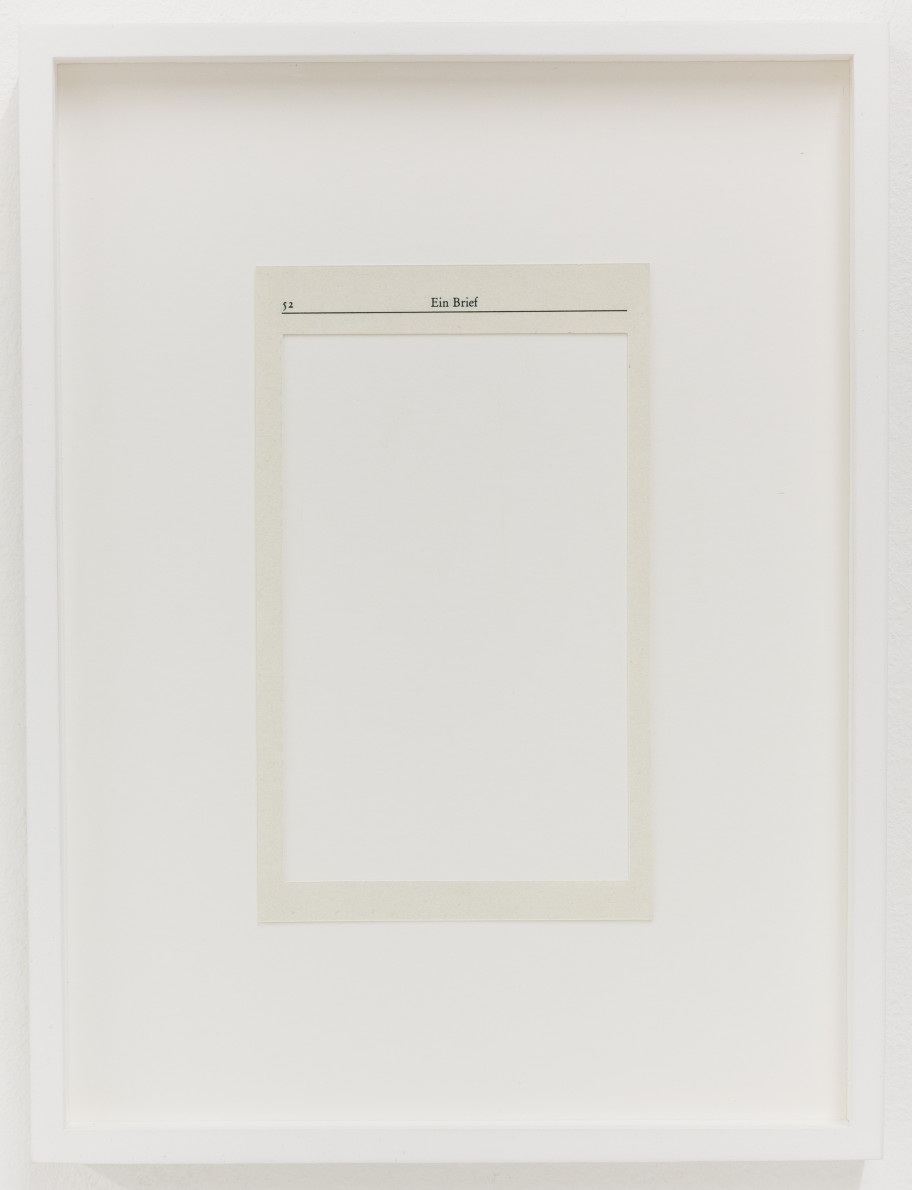 Jakob Kolding Ein Brief, 2019collage on paper 14.5 x 8.7 cm 
