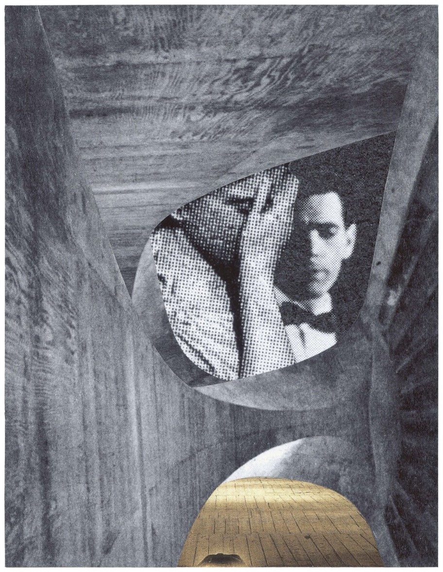Jakob Kolding Scene, 2014 collage on paper 32,6 x 25 cm 