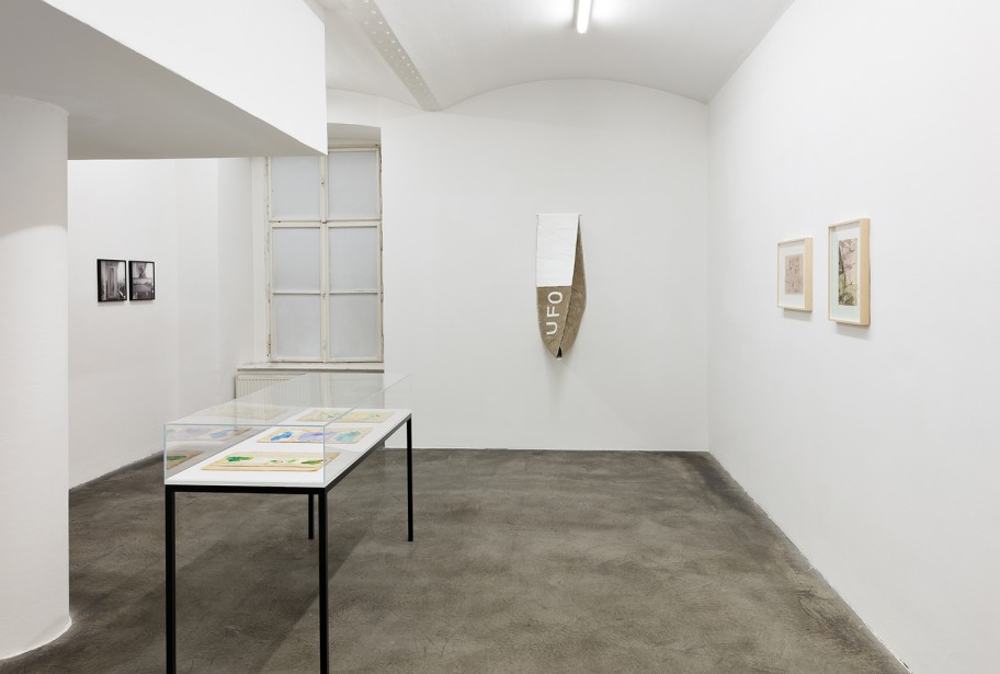 Július Koller Ausstellungsansicht, Galerie Martin Janda, 2018 Foto: Markus Wörgötter 