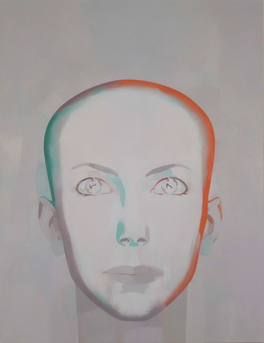 Jan Merta Idealni zarici V (Ideal glowing V), 2005 Oil on canvas 275 x 211 cm 