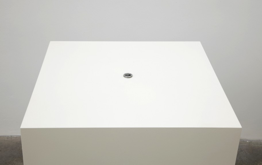 Roman Ondak Black Hole, 2013Installation 101 x 50 x 50 cm 