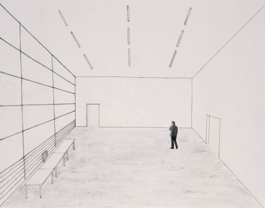Roman Ondak Somewhere Else, 2002Series of 10 drawings 