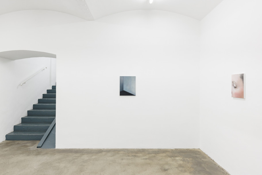 Rainer Spangl Ausstellungsansicht, A. G. O. A. S. E., Galerie Martin Janda, 2023 Öl auf Leinwand 