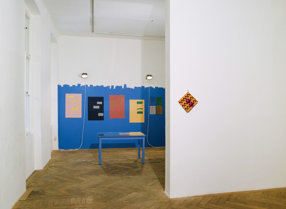 Liam Gillick  Ausstellungsansicht, Raum Aktueller Kunst, 1996 