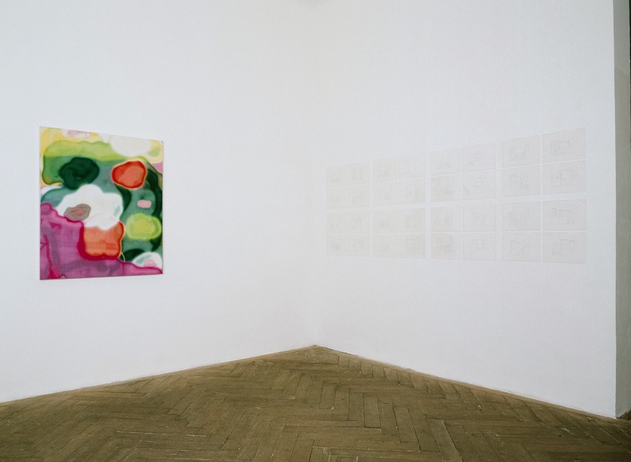 Ausstellungsansicht, Raum Aktueller Kunst, 1998 