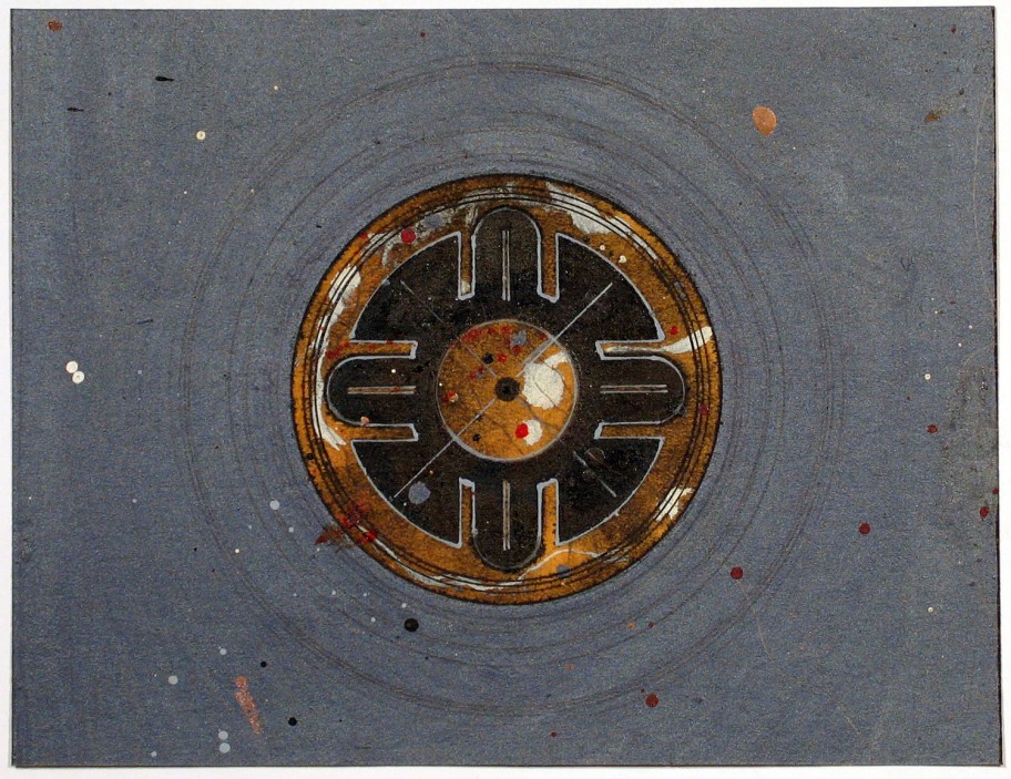 Peter Battisti  Ohne Titel, 1990 Mischtechnik auf Papier 14,3 x 18,5 cm 