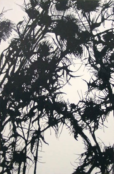 Lois & Franziska Weinberger Schatten u.s.w., 2000 Öl auf Leinwand 60 x 40 cm 