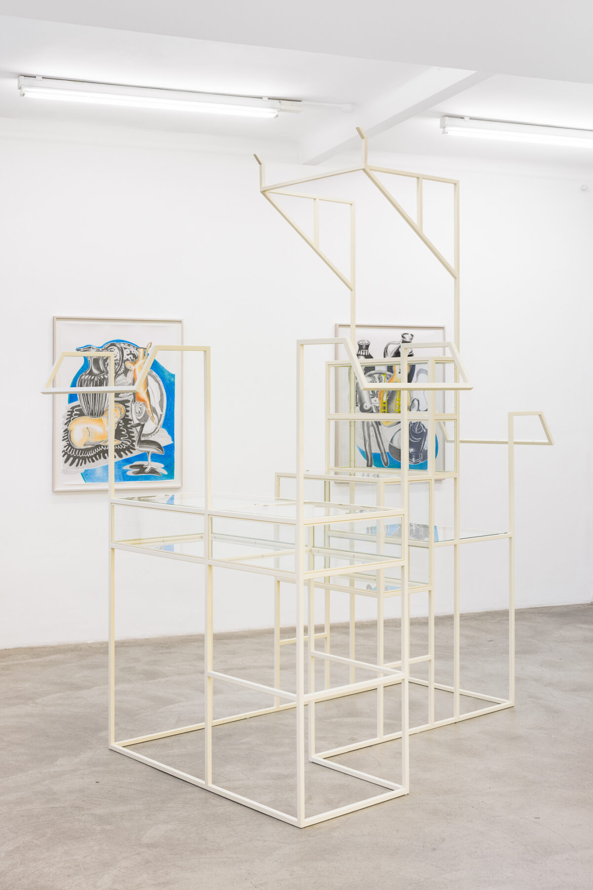 Christine & Irene Hohenbüchler, ab-stellt, ge-stellt, hin-gestellt..., 2025