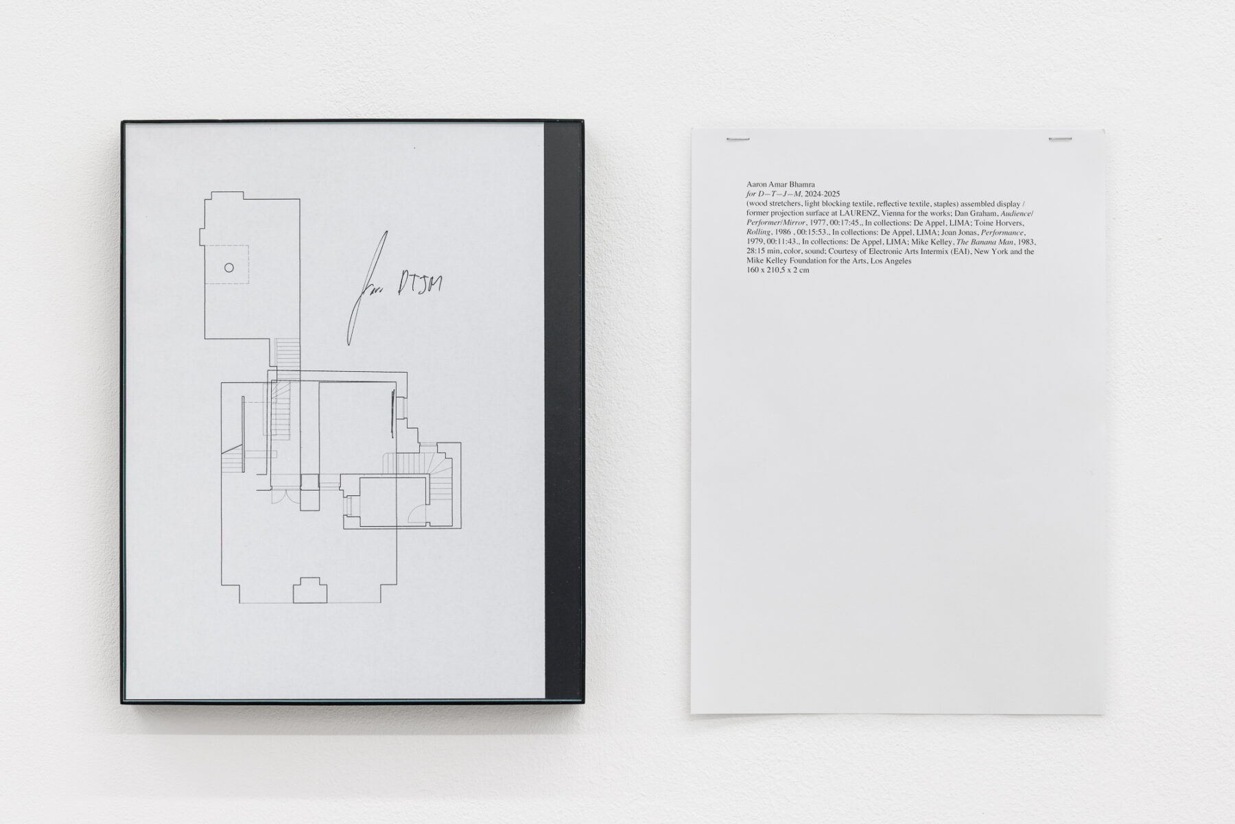 Aaron Amar Bhamra, floorplan (for D—T—J—M, 2024 – 2025), 2025